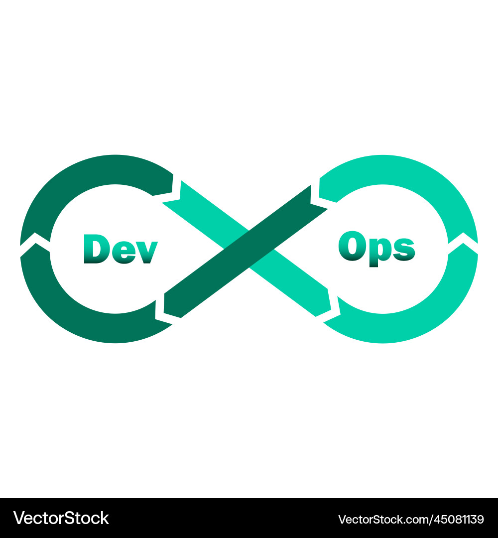 Infinity DevOps Network Concept vector image