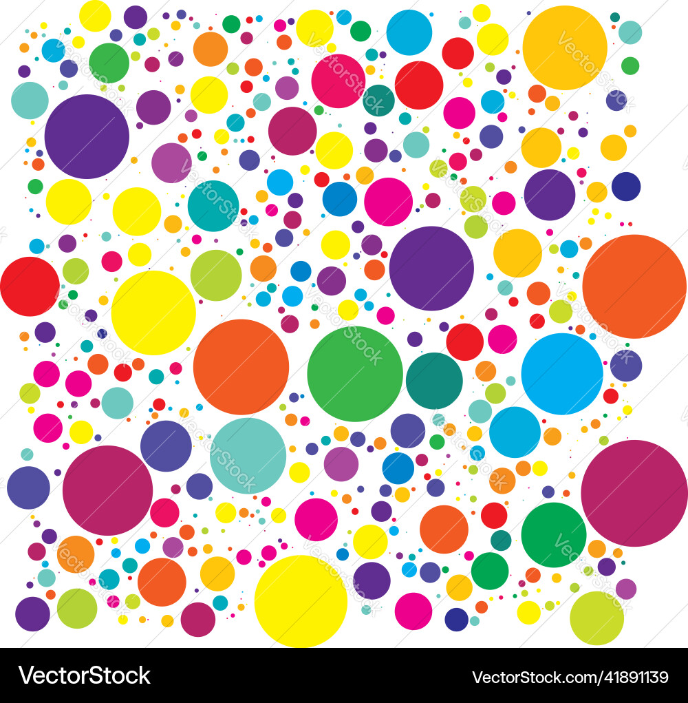 Random circles pattern texture Random circles pattern texture vector image