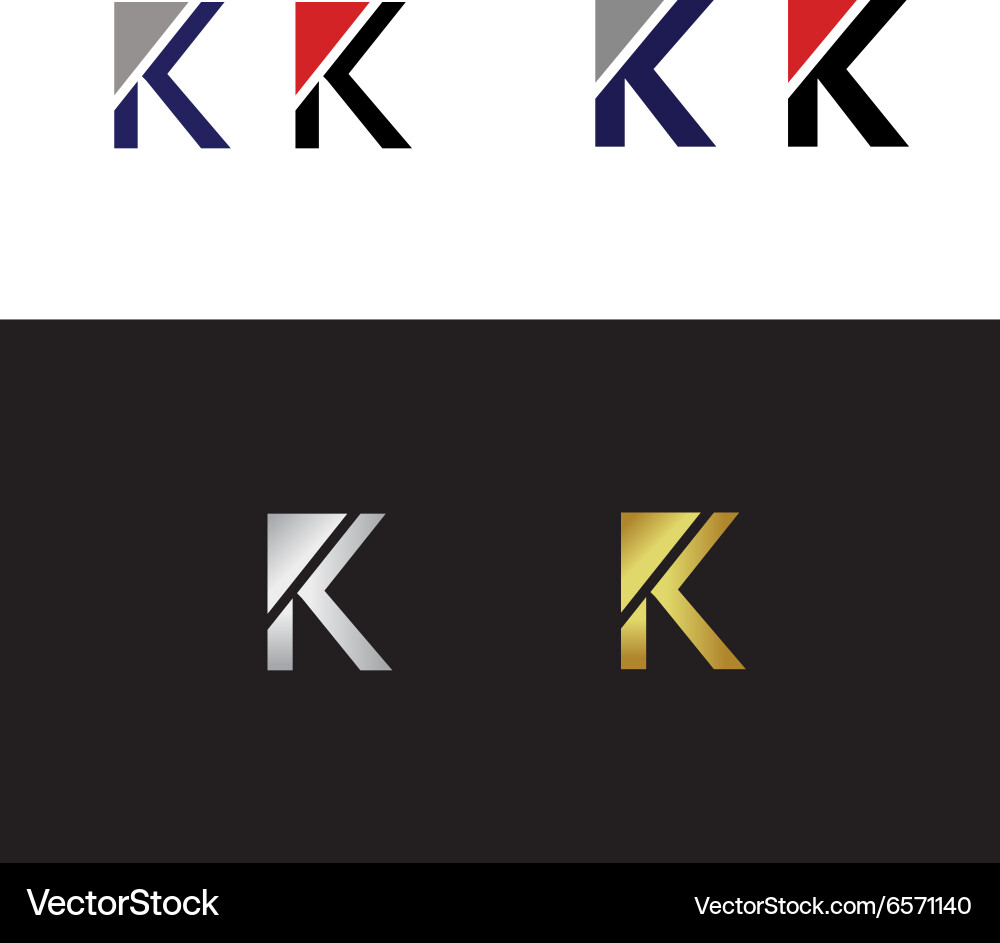 Letter k logo Royalty Free Vector Image - VectorStock
