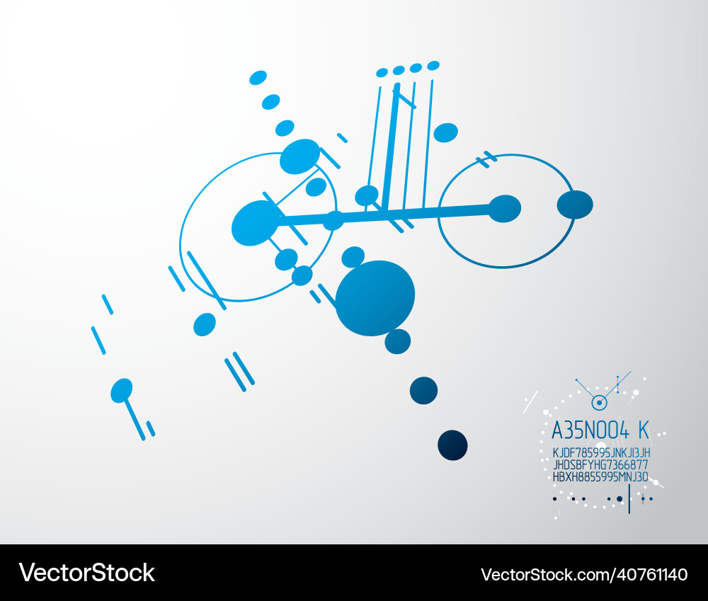 Mechanical engineering technology abstract Mechanical engineering technology abstract vector image