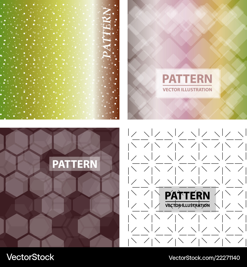 Set of abstract stylish pattern Set of abstract stylish pattern vector image