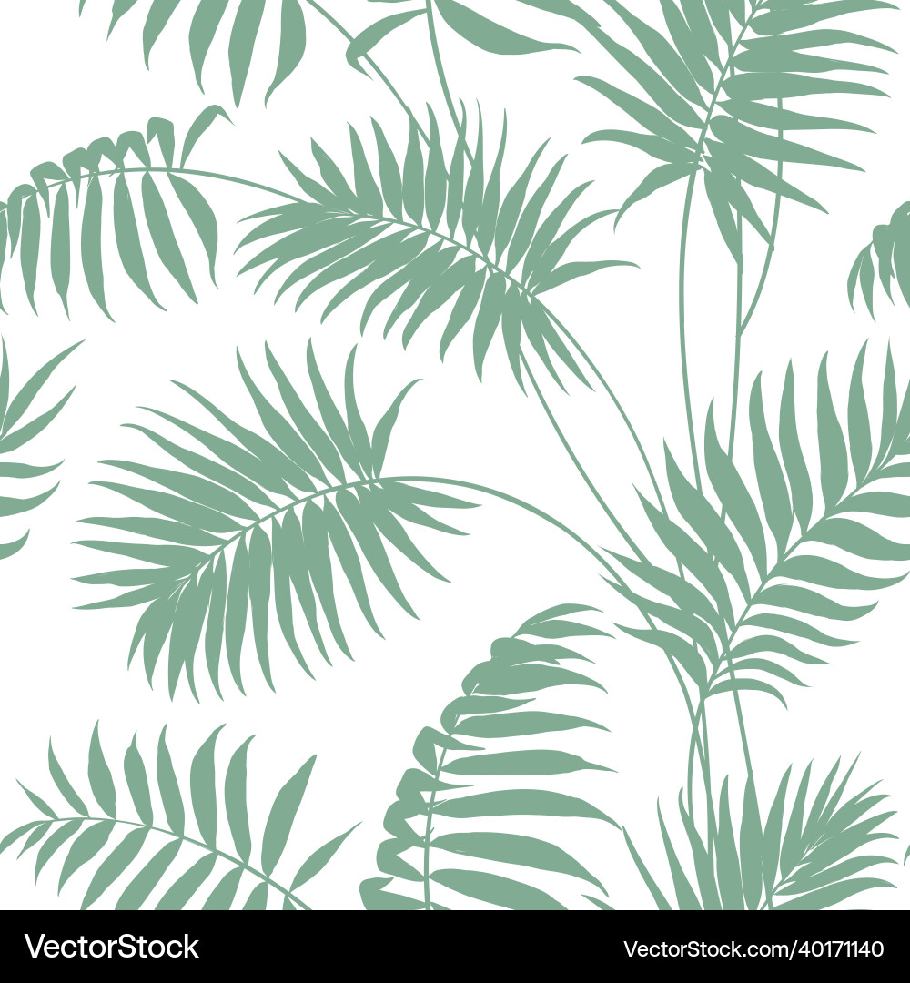 Tropical seamless pattern on white background Tropical seamless pattern on white background Vector Image