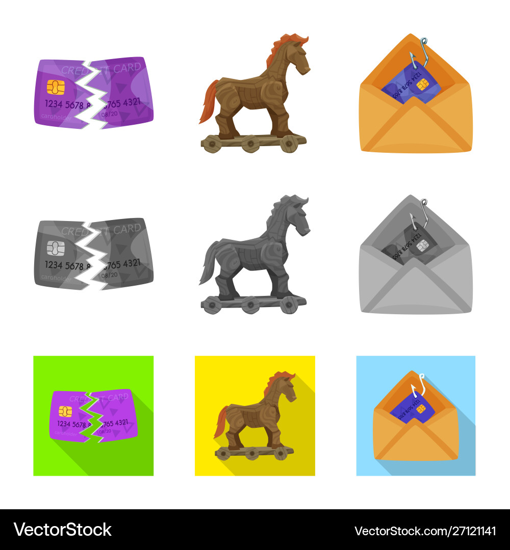 Design virus and secure icon set Design virus and secure icon set vector image