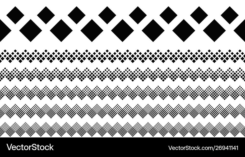 Geometrical abstract diagonal square pattern page vector image