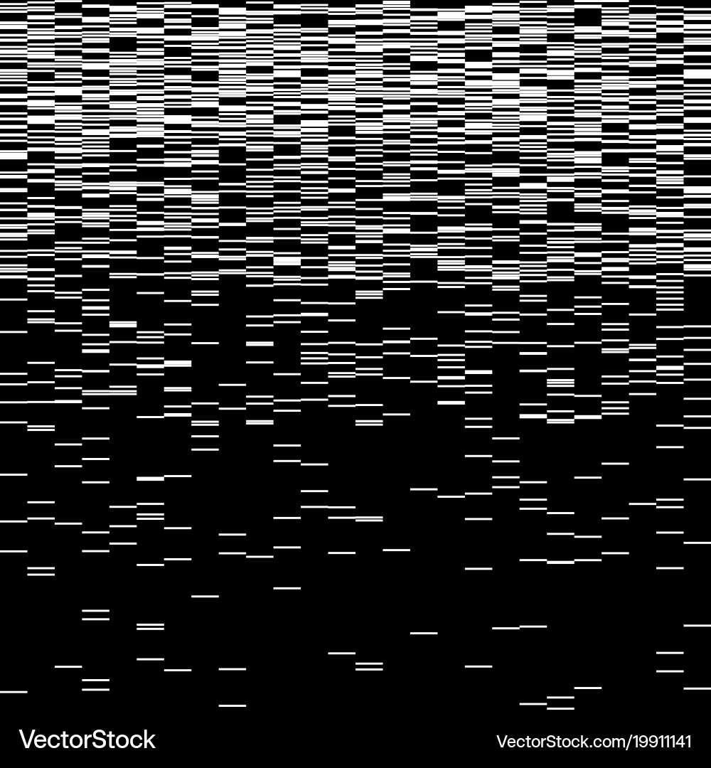 Glitch Elemente setzen Computer-Bildschirm Fehler Vektorbild