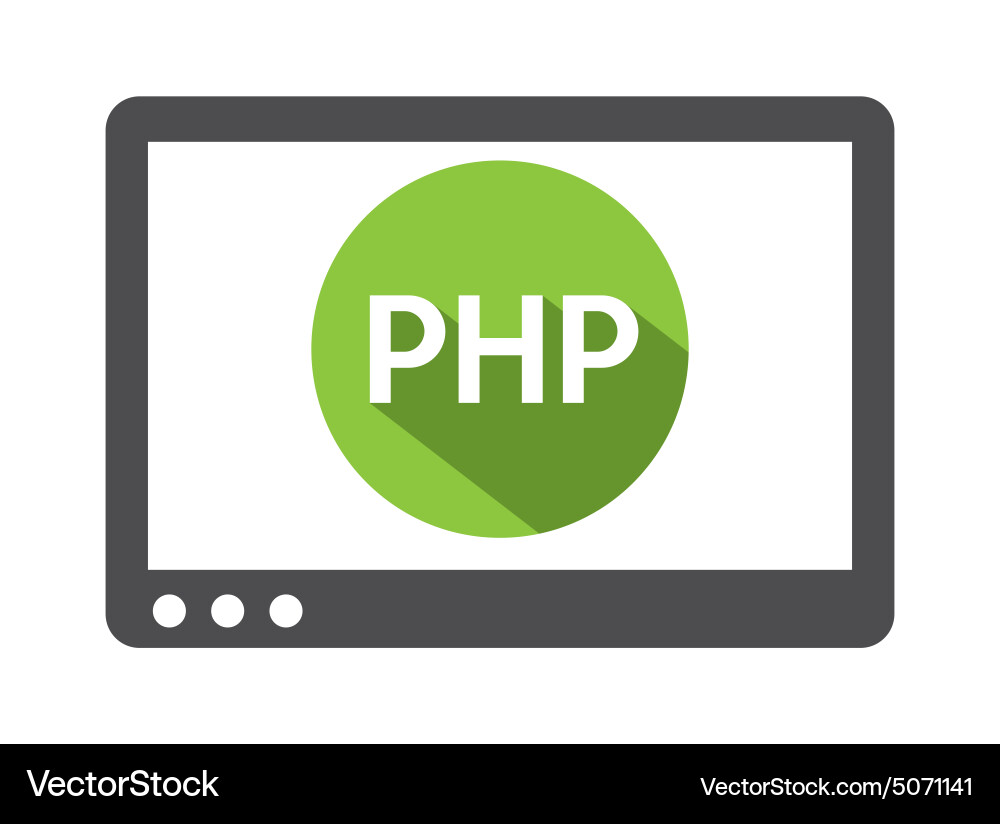 Programming language vector image