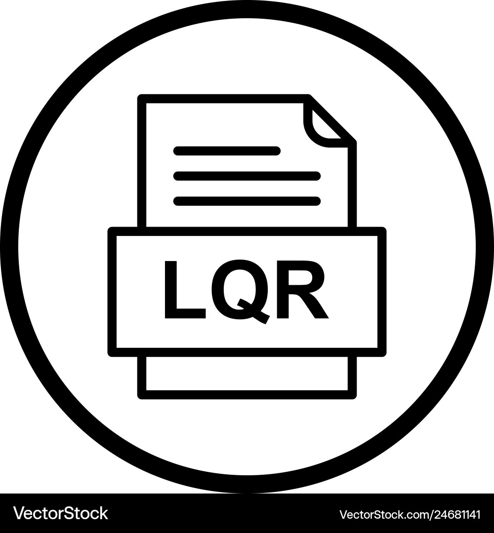 Qr file document icon vector image