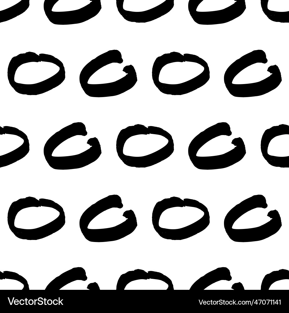 Seamless pattern with sketch circles shape Seamless pattern with sketch circles shape Vector Image