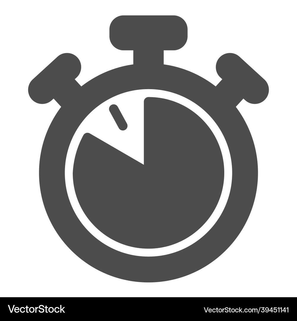 Stopwatch with buttons 50 seconds timer Stopwatch with buttons 50 seconds timer vector image