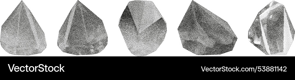 3d gradient geometric shapes with noise 3d gradient geometric shapes with noise vector image