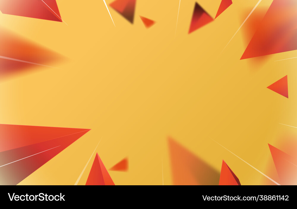 Abstrakt orange polygon chaotisch mit weißer Geschwindigkeit Abstrakt orange polygon chaotisch mit weißer Geschwindigkeit vektorbild