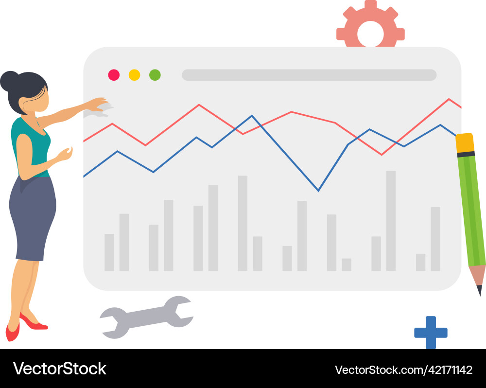 Business processes onboard screen user interface Vector Image
