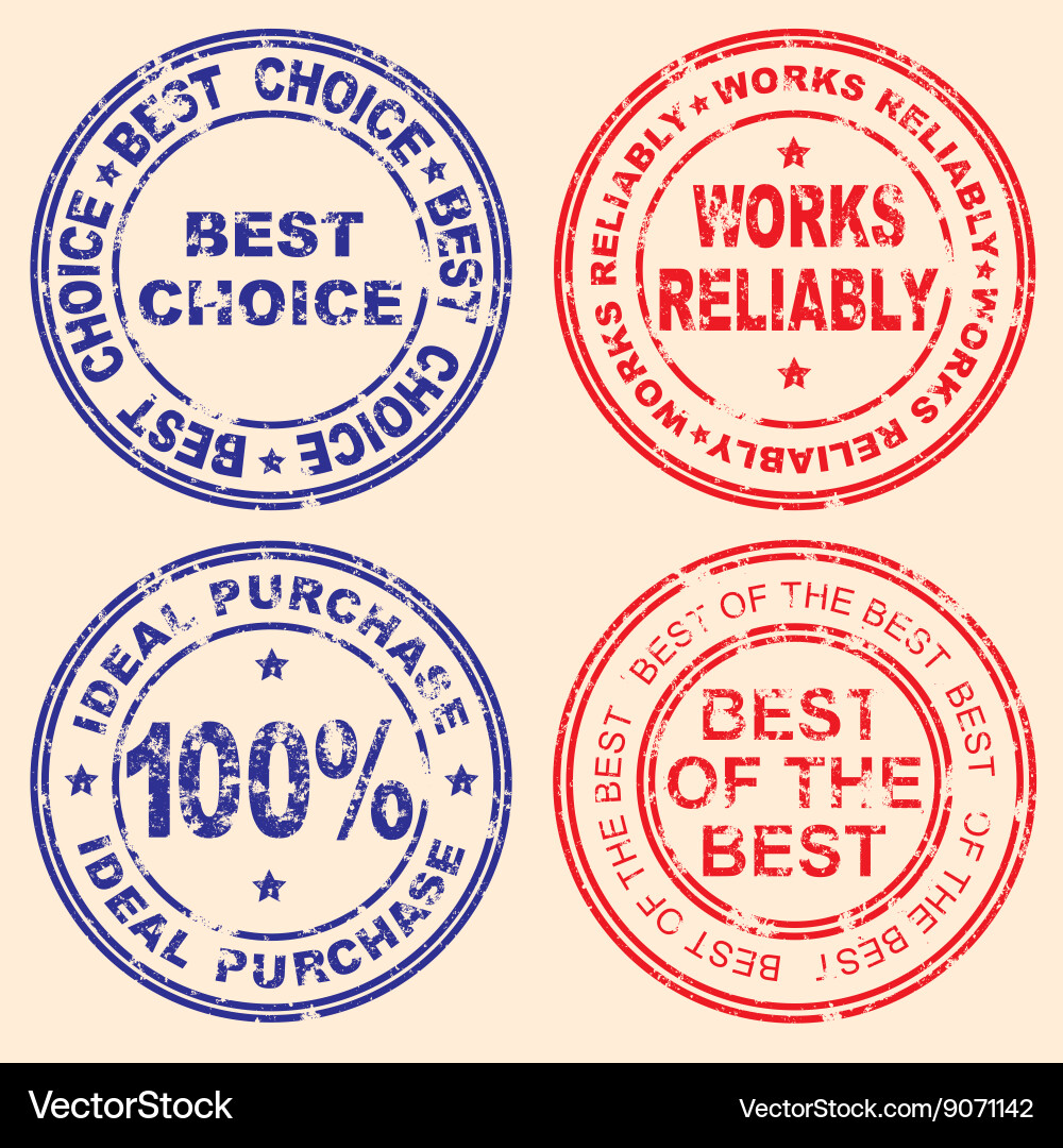 Different versions of the mark vector image