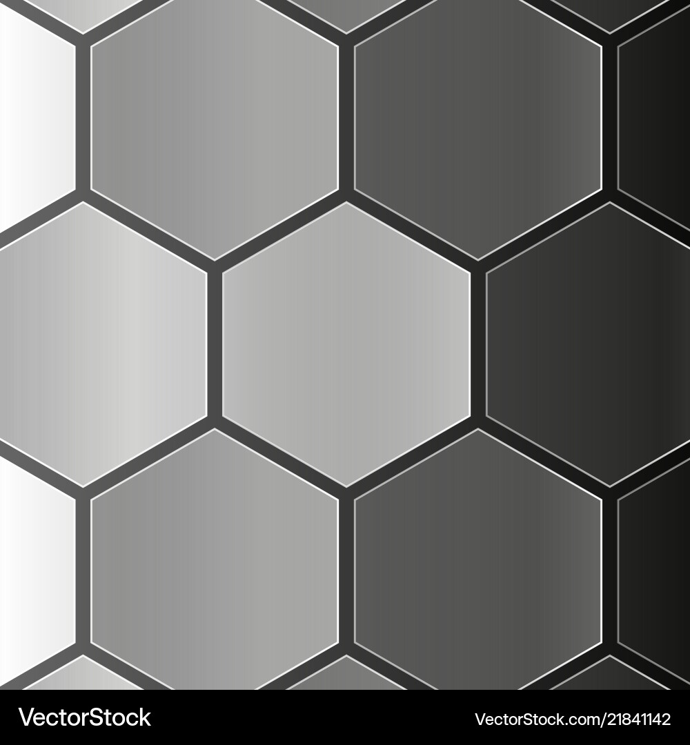 Futuristic Hexagon Pattern vector image