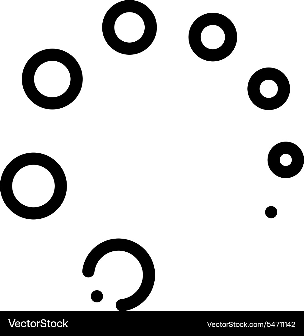 Loading icon thin linear style design isolated Loading icon thin linear style design isolated vector image