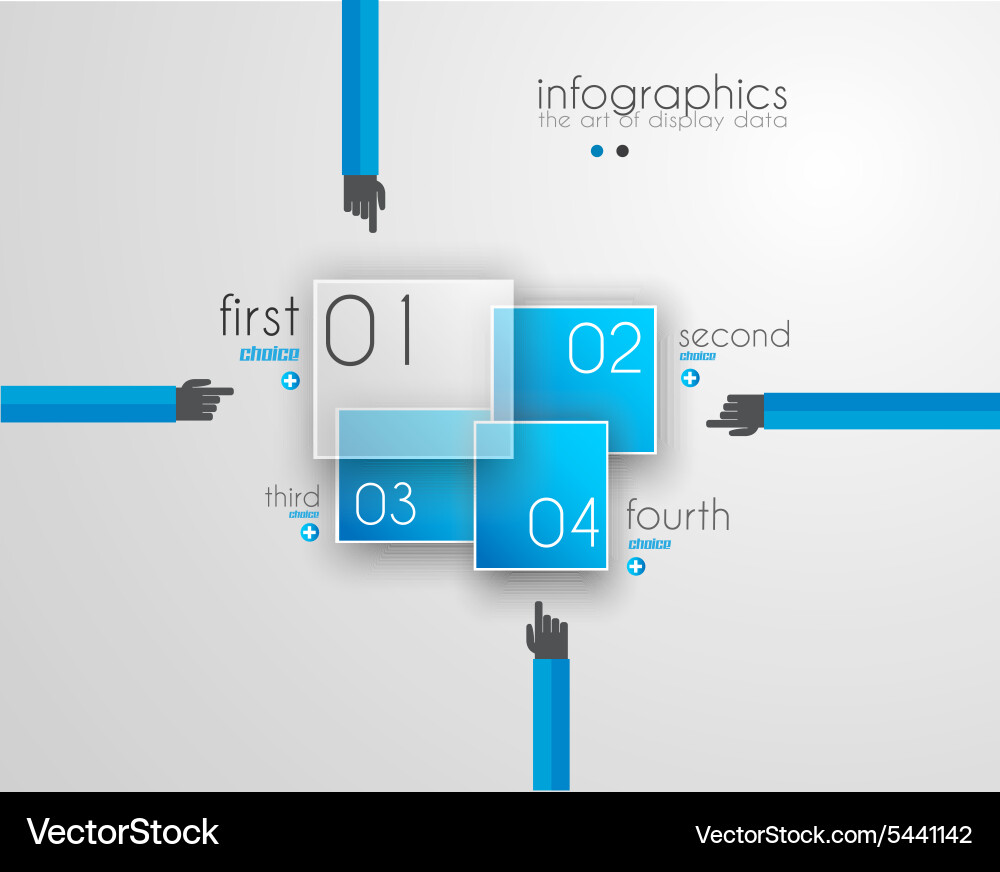 Modern UI Infographic Concepts Vector Image