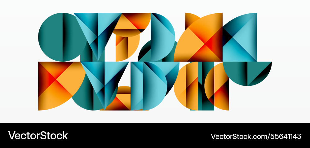 Abstract geometric background with layered Abstract geometric background with layered vector image