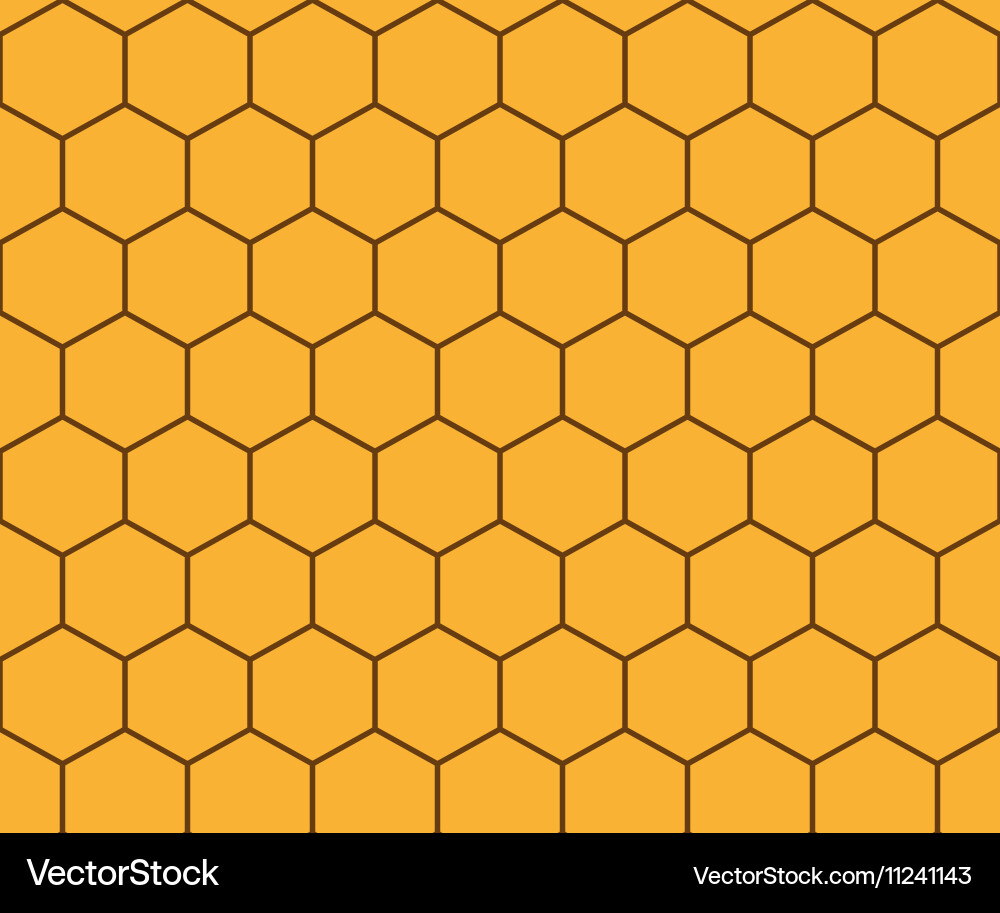 Honeycomb Pattern Background Vector Image