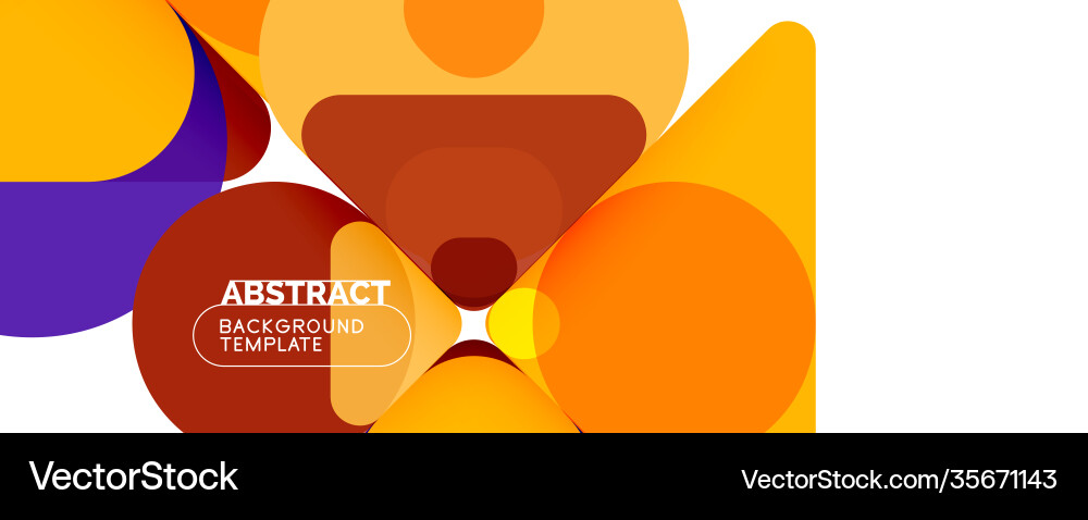 Modern geometric round shapes and dynamic lines Modern geometric round shapes and dynamic lines vector image