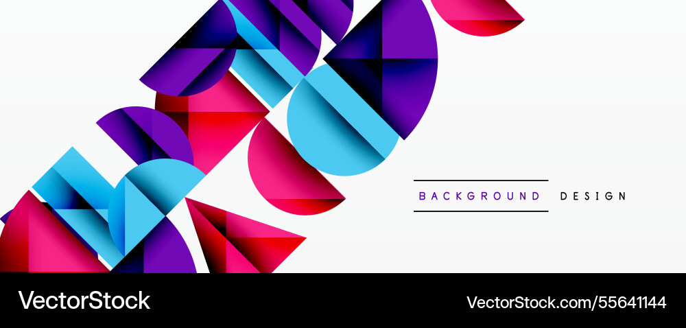 Abstract geometric background with layered Abstract geometric background with layered vector image