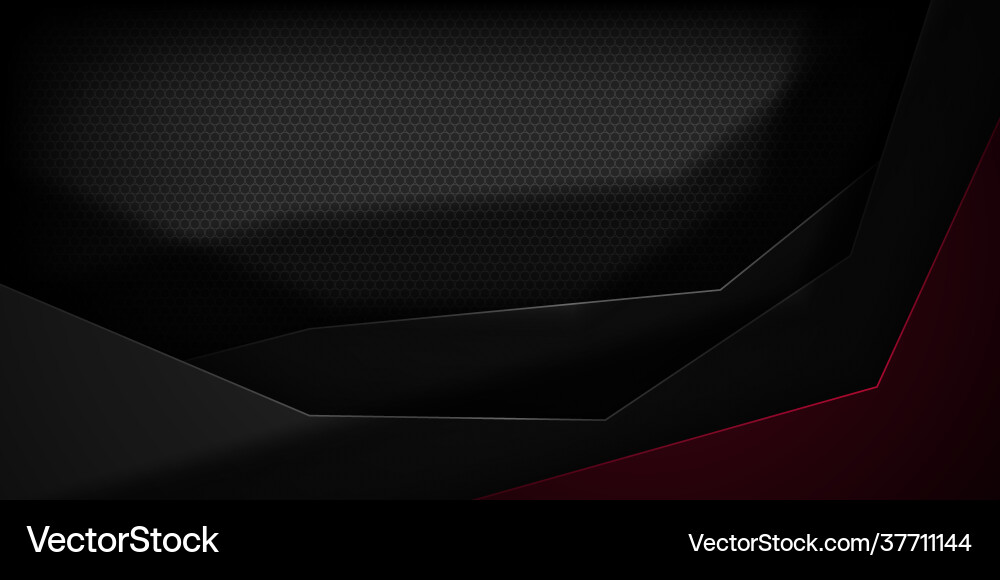 Black abstract background with overlapping Black abstract background with overlapping vector image