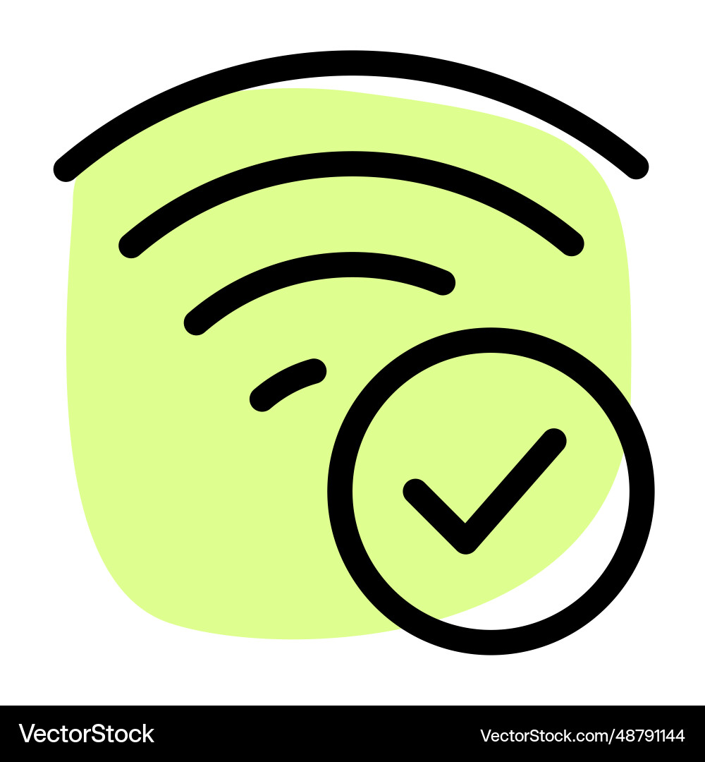Checking the speed of wireless network vector image