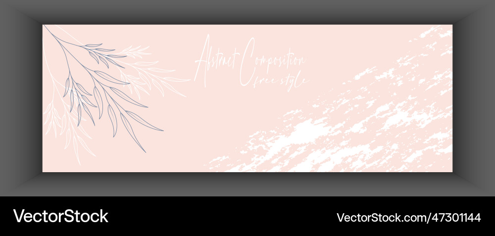 Handmade background layout with arbitrary shapes vector image