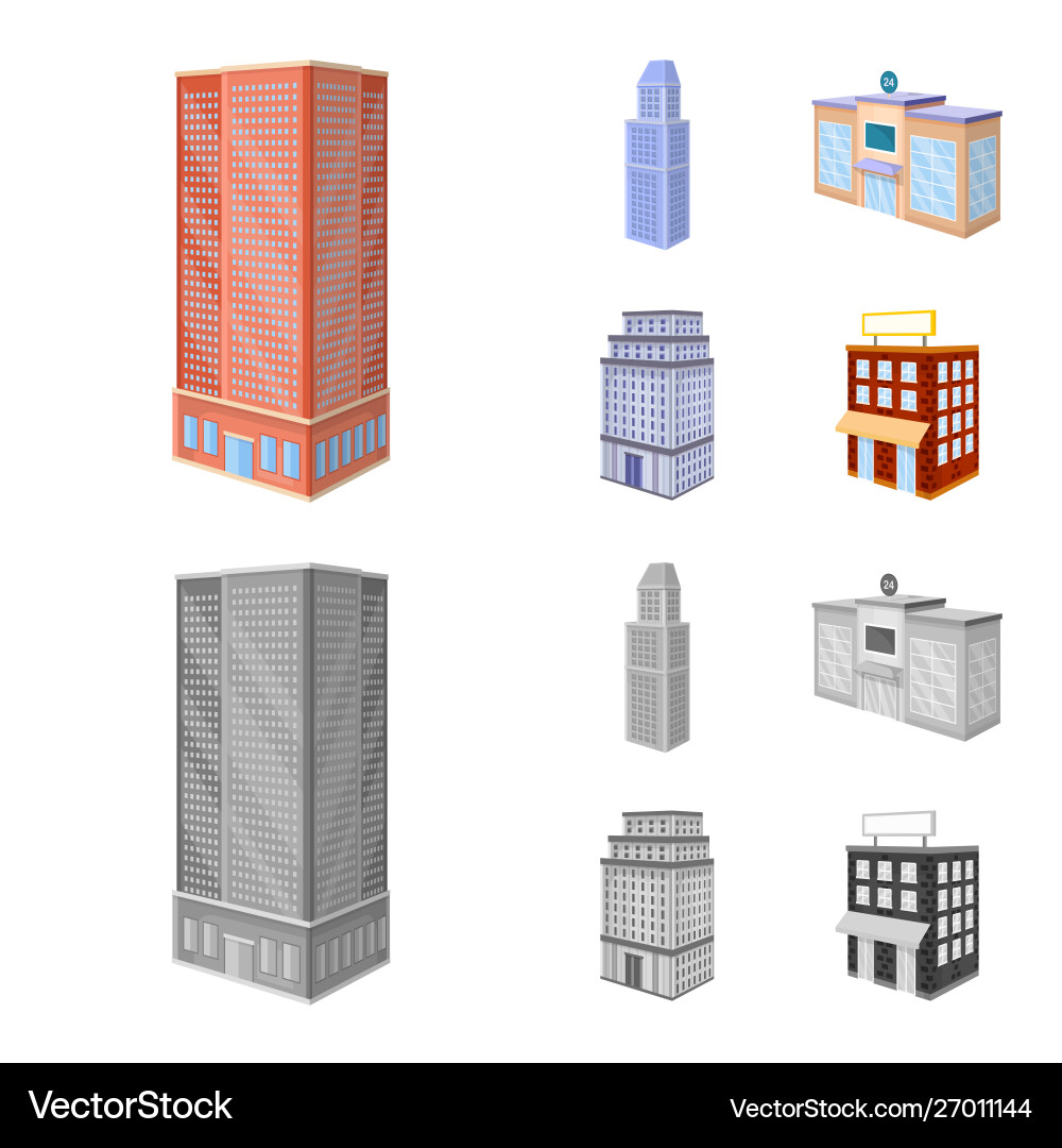 Isolated object construction and building sign Vector Image