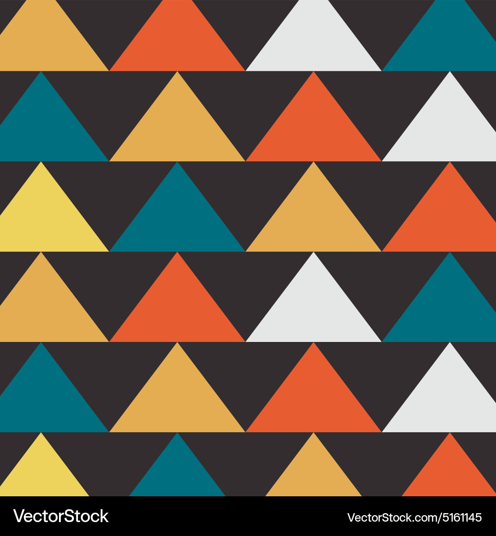 Abstract background with triangles vector image
