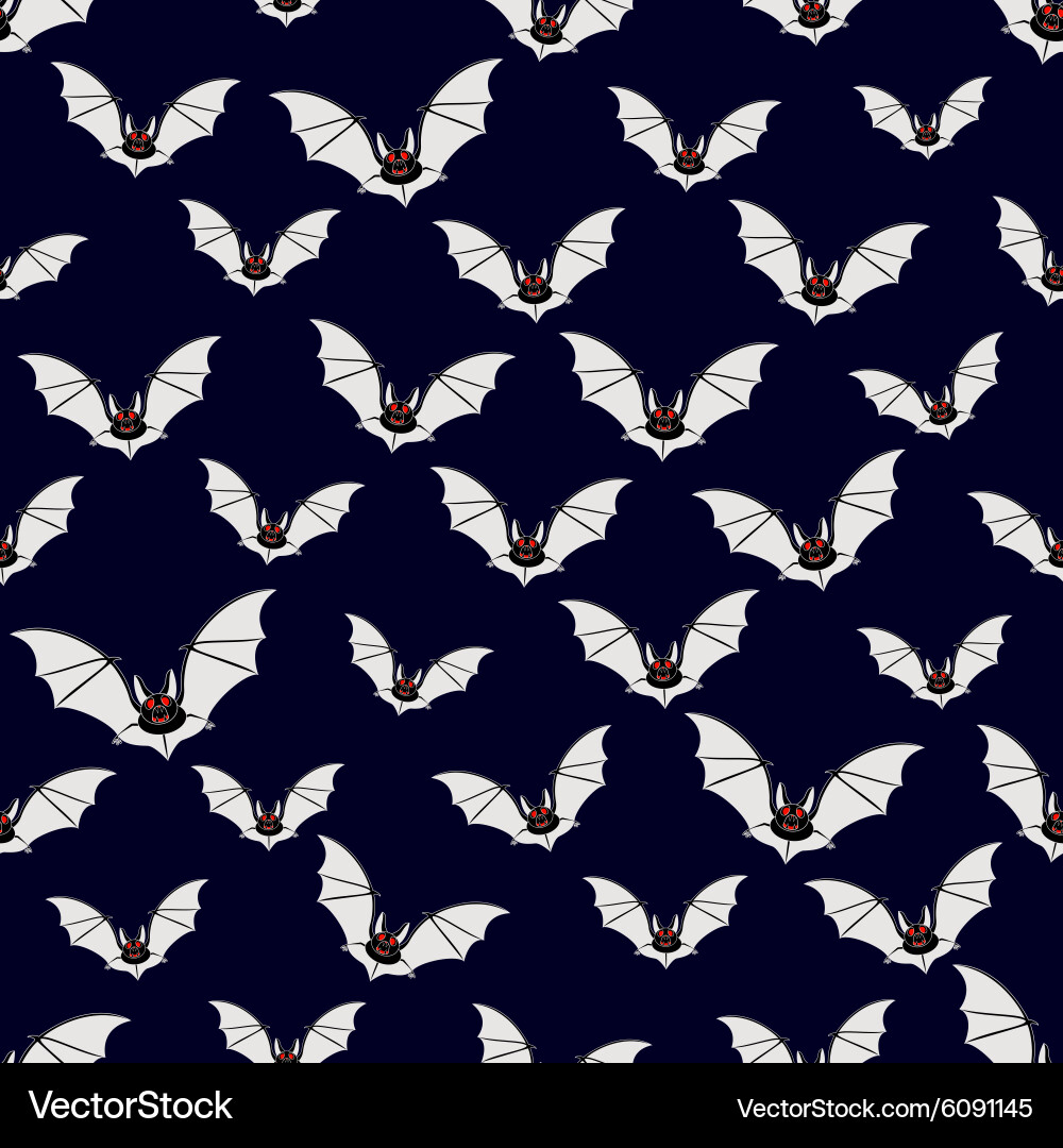 Abstract bats pattern vector image