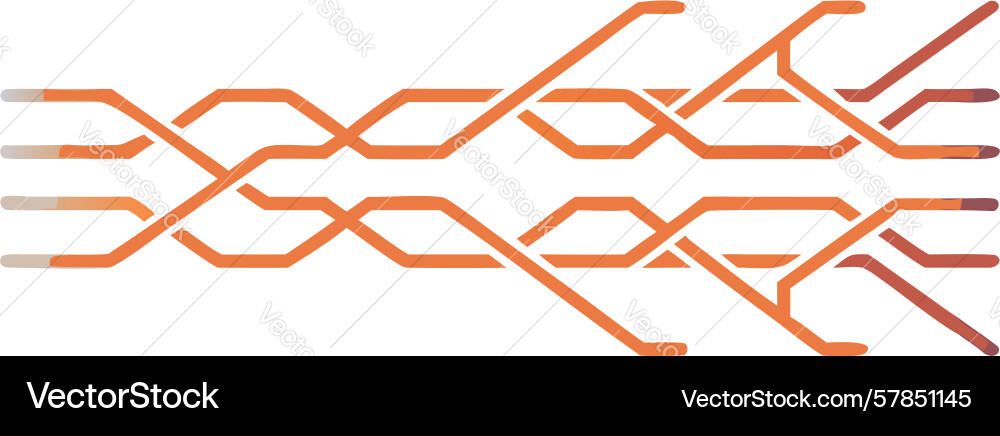 Abstract interconnecting lines seamless pattern Vector Image