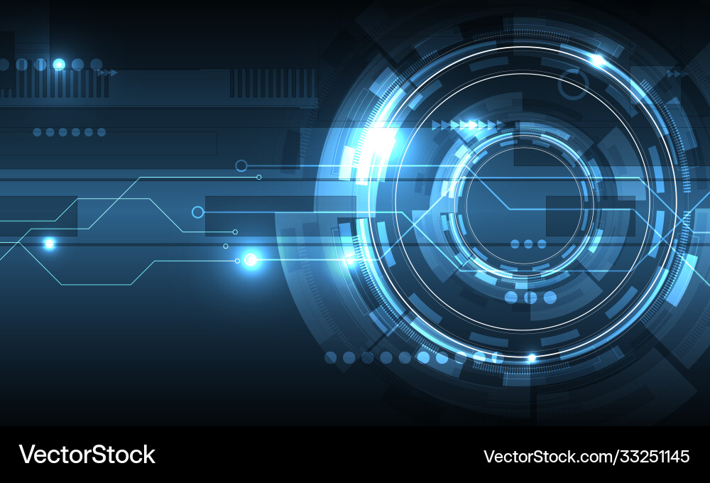 Abstract techno background with rays luminous Abstract techno background with rays luminous vector image