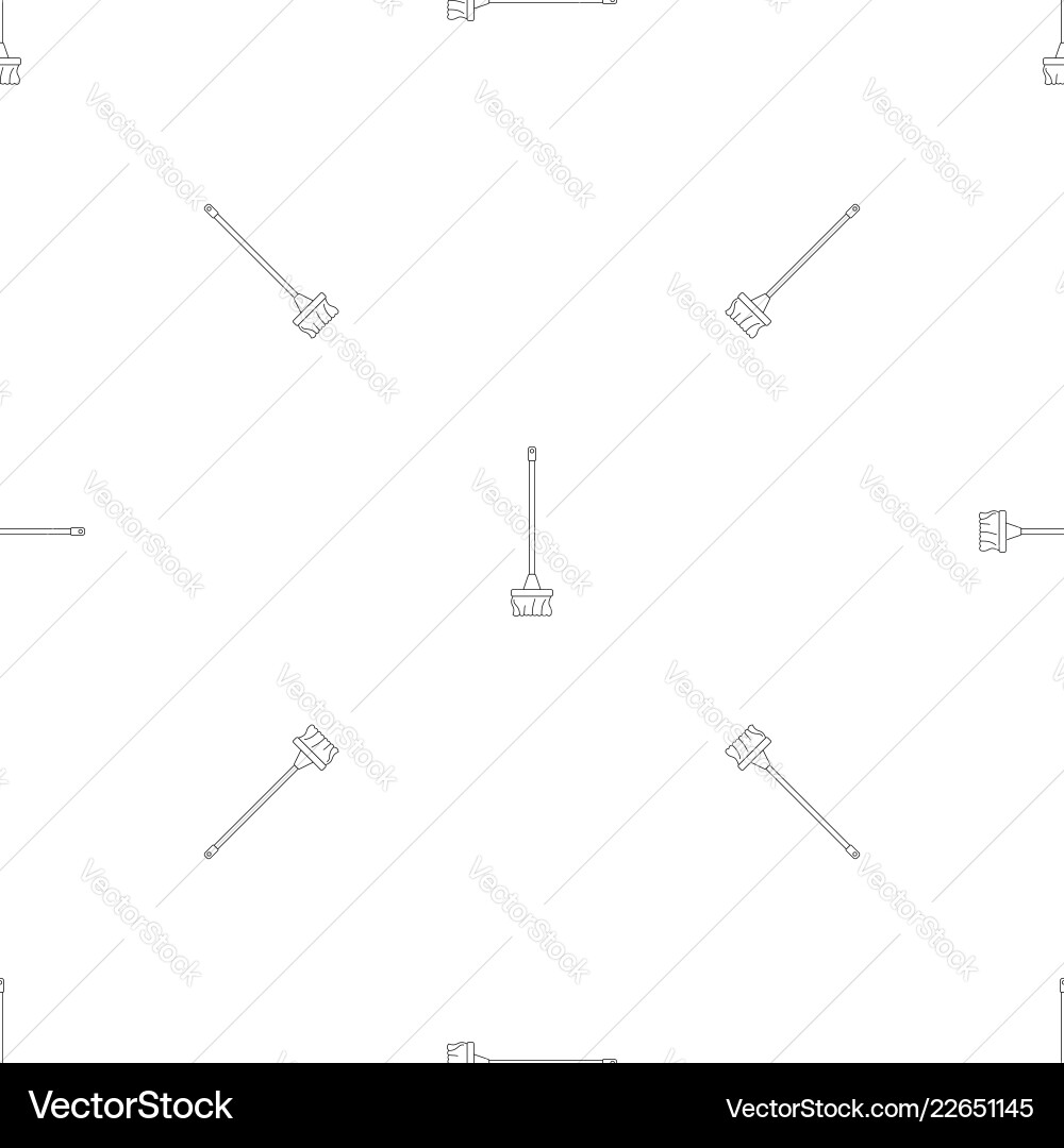 Cleaning mop pattern seamless Cleaning mop pattern seamless vector image