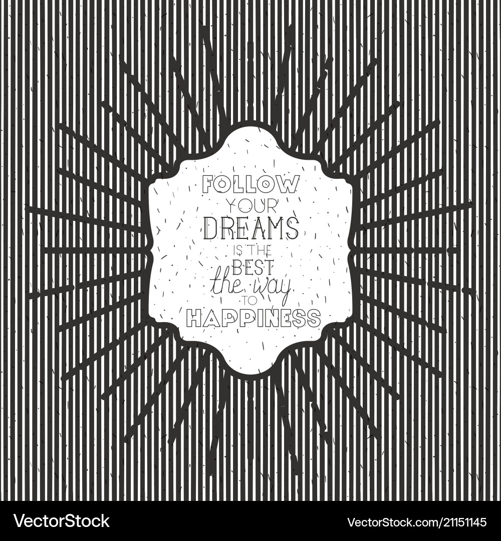 Dreams message with hand made font Dreams message with hand made font Vector Image