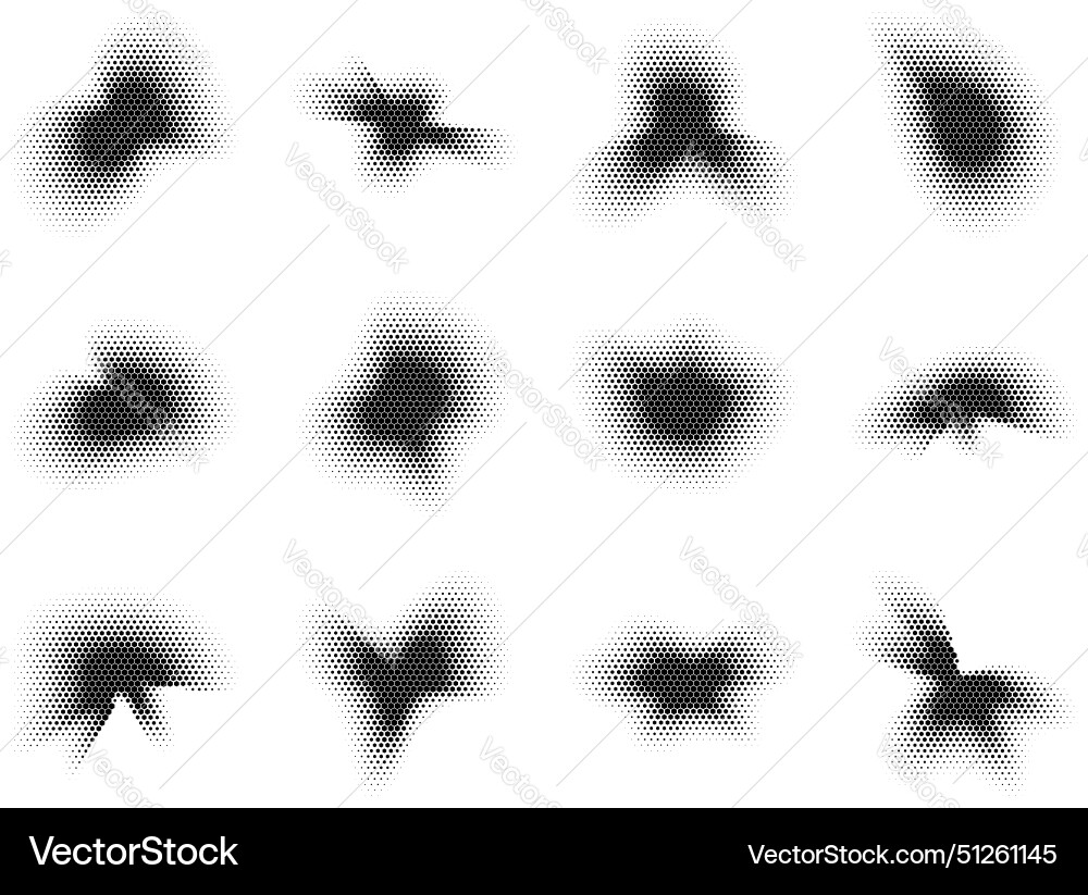 Halftone hexagon pattern reprographic technique Halftone hexagon pattern reprographic technique vector image