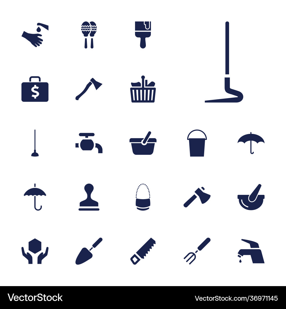 Handle icons (36971145) – Free Vector | VectorStock