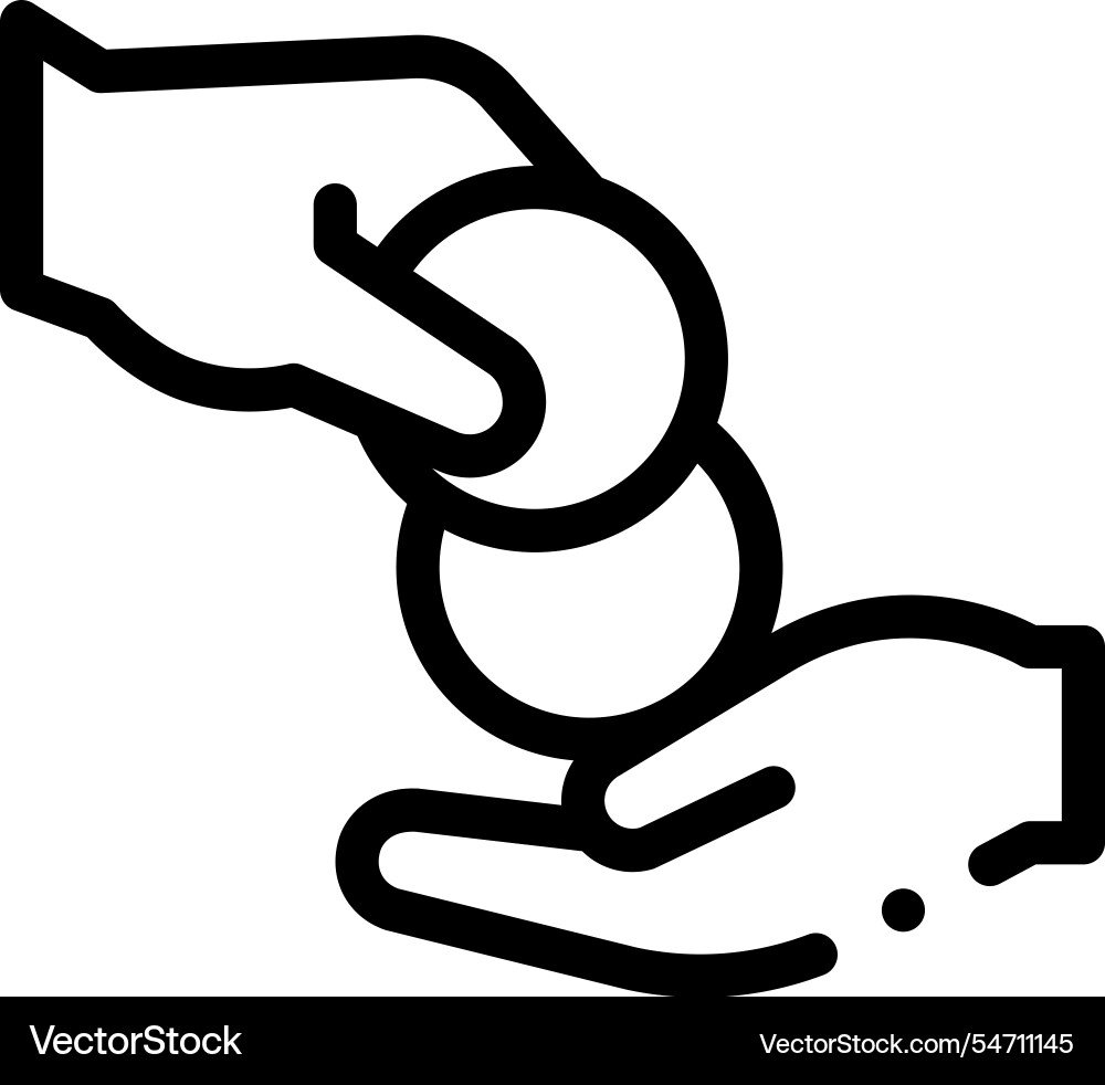Lobby icon thin linear style design isolated Lobby icon thin linear style design isolated vector image