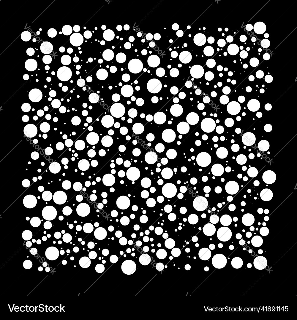 Random circles pattern texture vector image