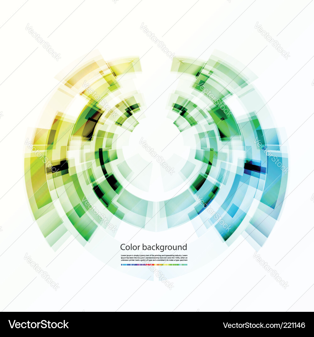 Colorful Abstract Gradient Background Vector Image