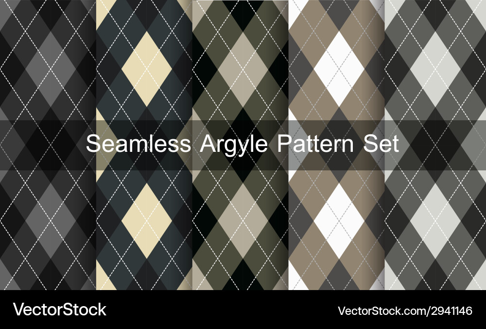 Diamond Argyle Pattern vector image