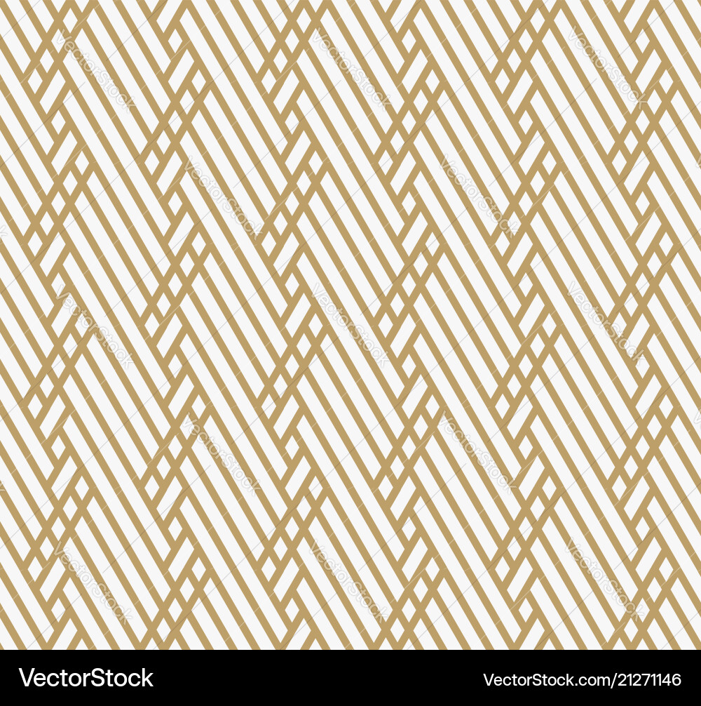 Geometric seamless pattern with line modern vector image