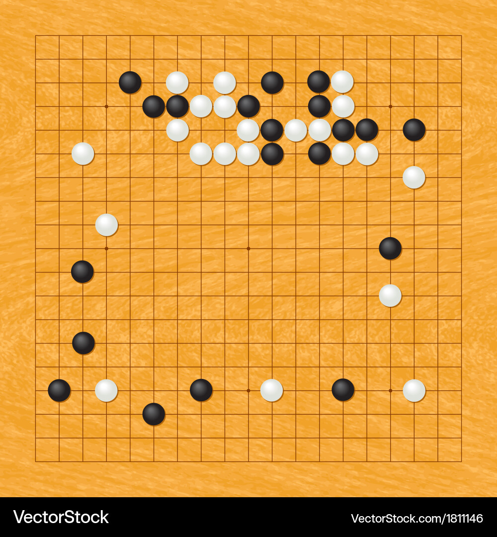 Go game Vector Image