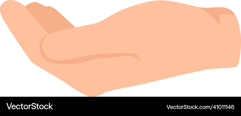 Help and ask assistant hand pose icon Help and ask assistant hand pose icon vector image
