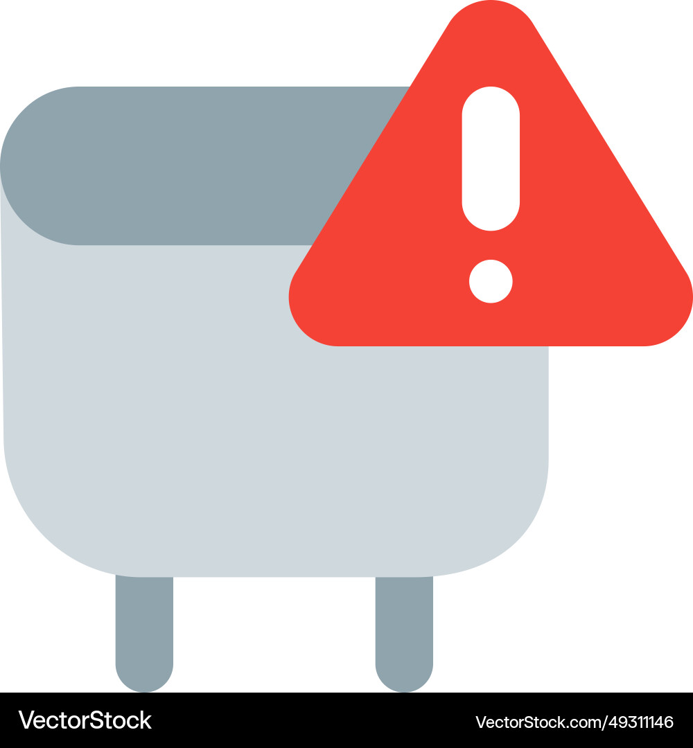 Important warnings given regarding capacitor Vector Image