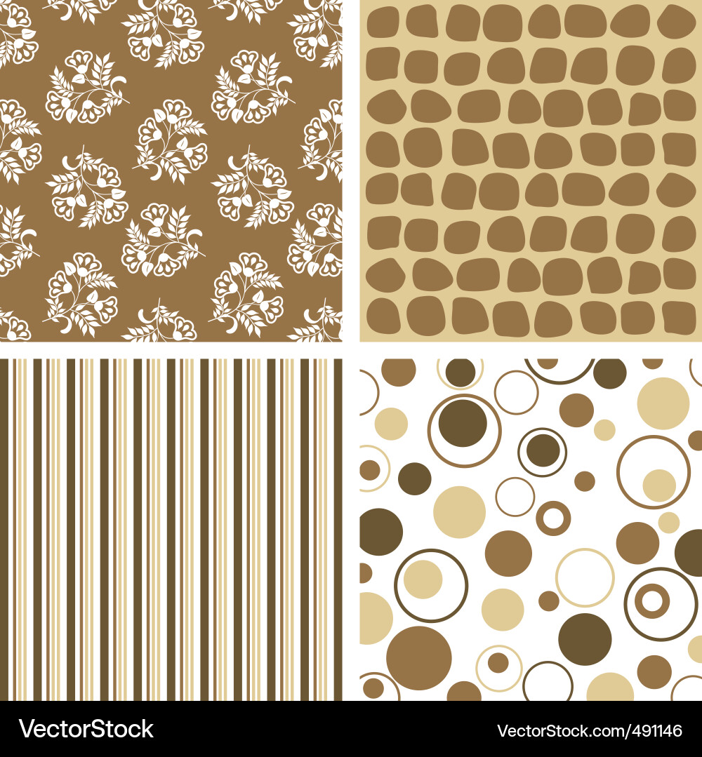 Scrapbook Patterns & Decorative Elements Vector Image