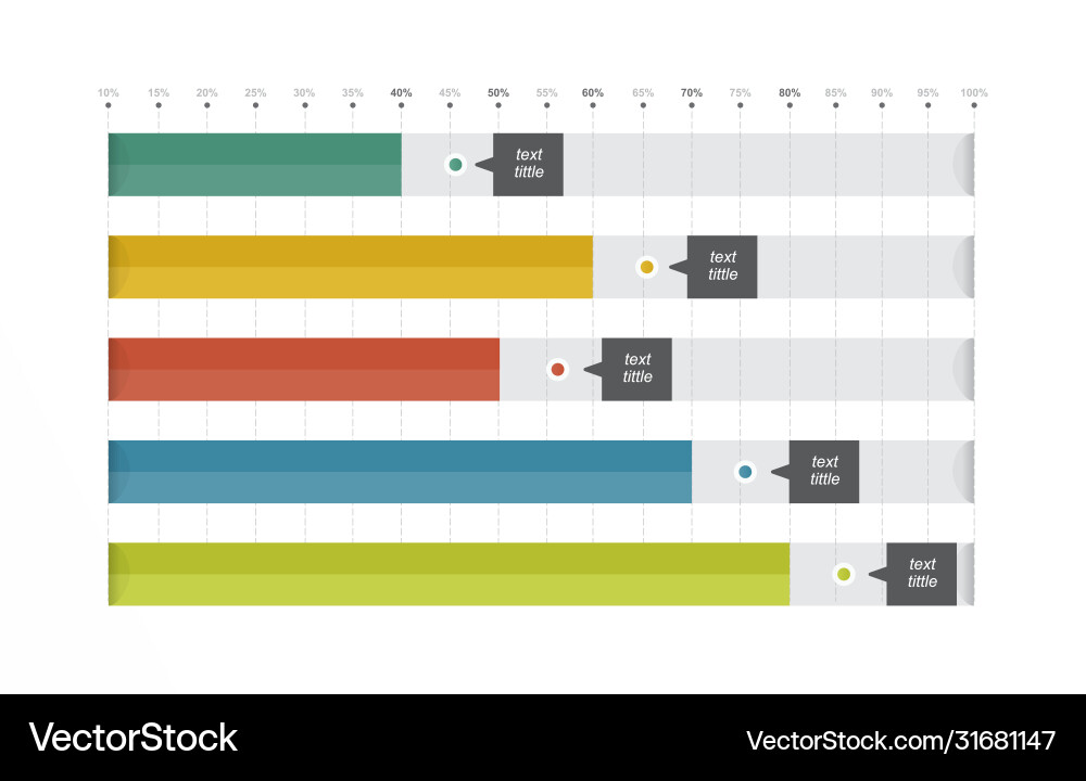 Bar chart graph diagram statistical business vector image
