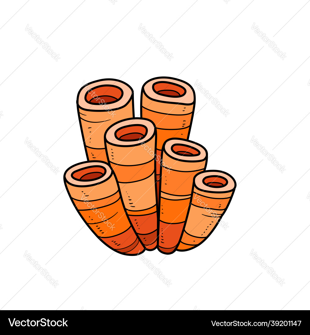 Big sponge object color variation for coloring Big sponge object color variation for coloring vector image