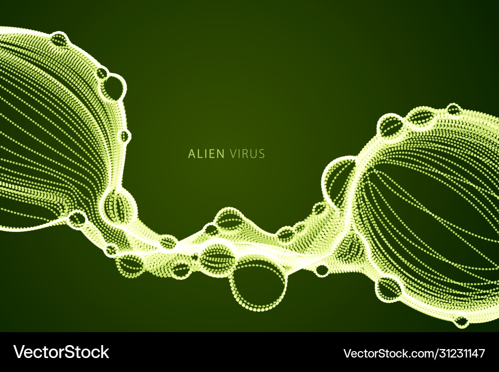 Bubbled abstract fluid particle flow nano medical Bubbled abstract fluid particle flow nano medical Vector Image