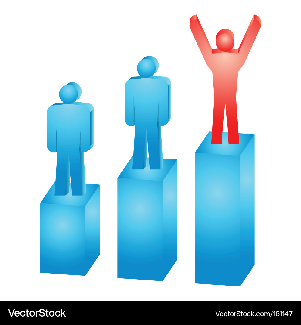 Business Performance Graph vector image
