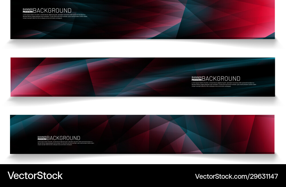 Modern web banner background abstract template Modern web banner background abstract template vector image